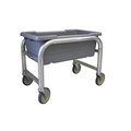 Daphnes Dinnette 1 Lug Aluminum Cart, 20 x 16.5 x 24.25 in. DA2638047